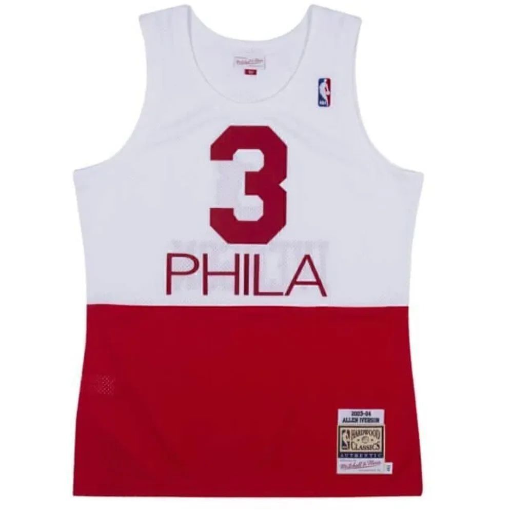 NBA Authentic Reebok Jersey Philadelphia 76ers 2003-04 Allen Iverson Vintage